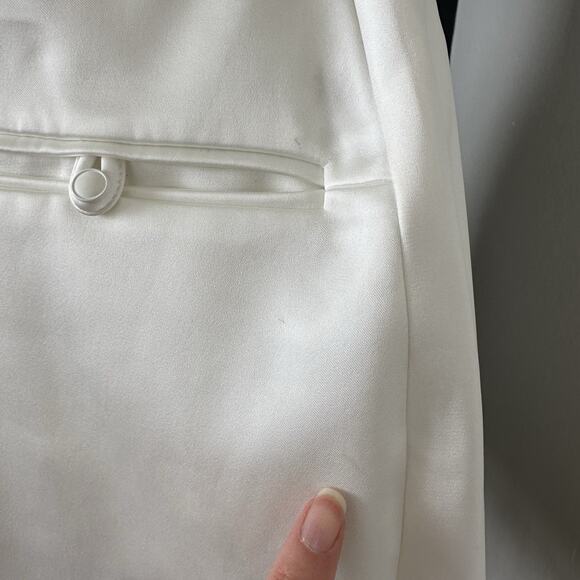 BHLDN Strapless Corset Dress Wedding Rehearsal Minimalist Modern Elegant - Picture 9 of 16